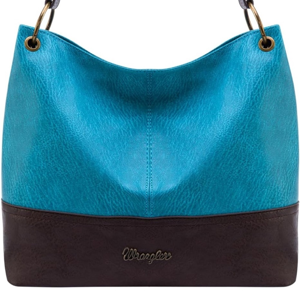 Wrangler vegan leather hobo bag